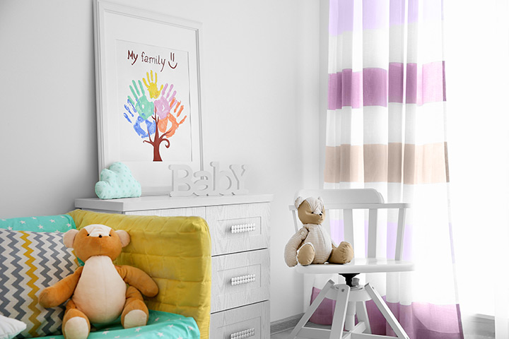 Personalized baby girl room idea