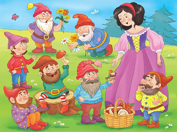 Snow White princess story for kids