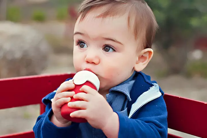 The sili squeeze bottles are useful when you don’t want pureed