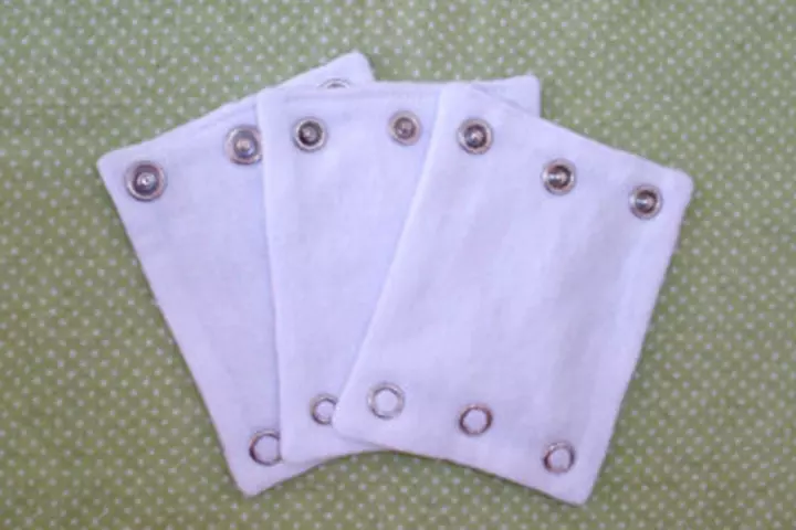 These baby onesie extenders are great for babies who are growing fast