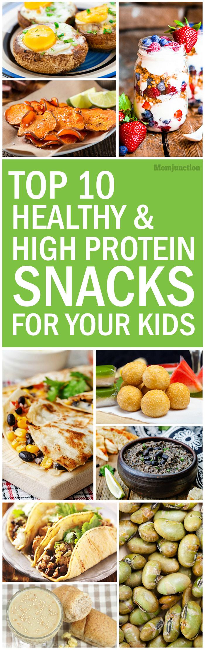 10 Healthy And High Protein Snacks For Kids