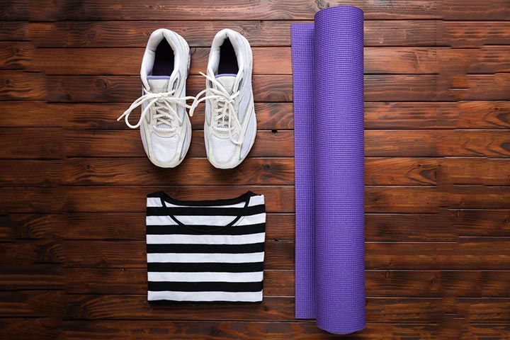 Yoga mat gifts for new moms