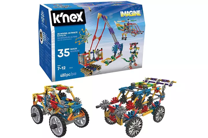 16. K’NEX – 35 Model Building Set