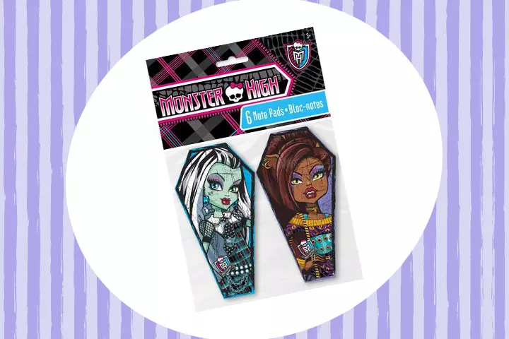 Party Favor Ideas For Kids - Monster High Note Pad Party Favors