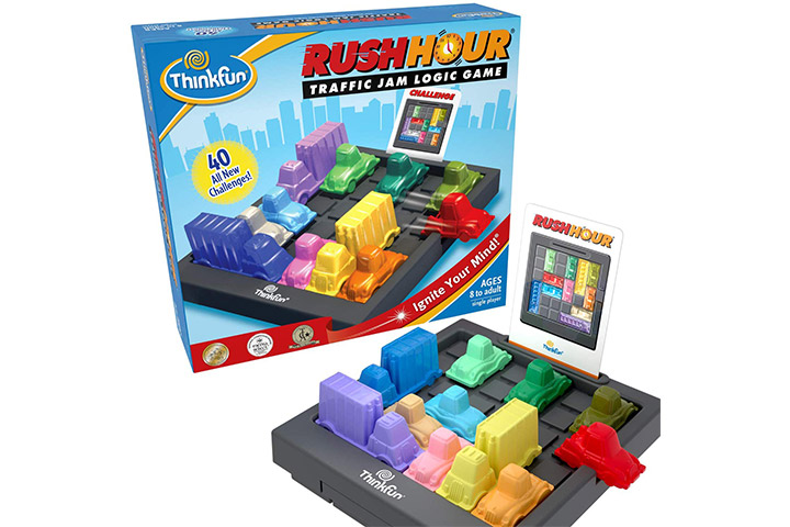 2. ThinkFun Rush Hour Traffic Jam Logic Game