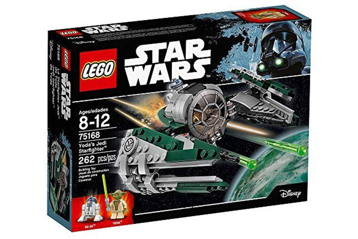 9. LEGO Star Wars Yoda's Jedi Starfighter 75168 Building Kit