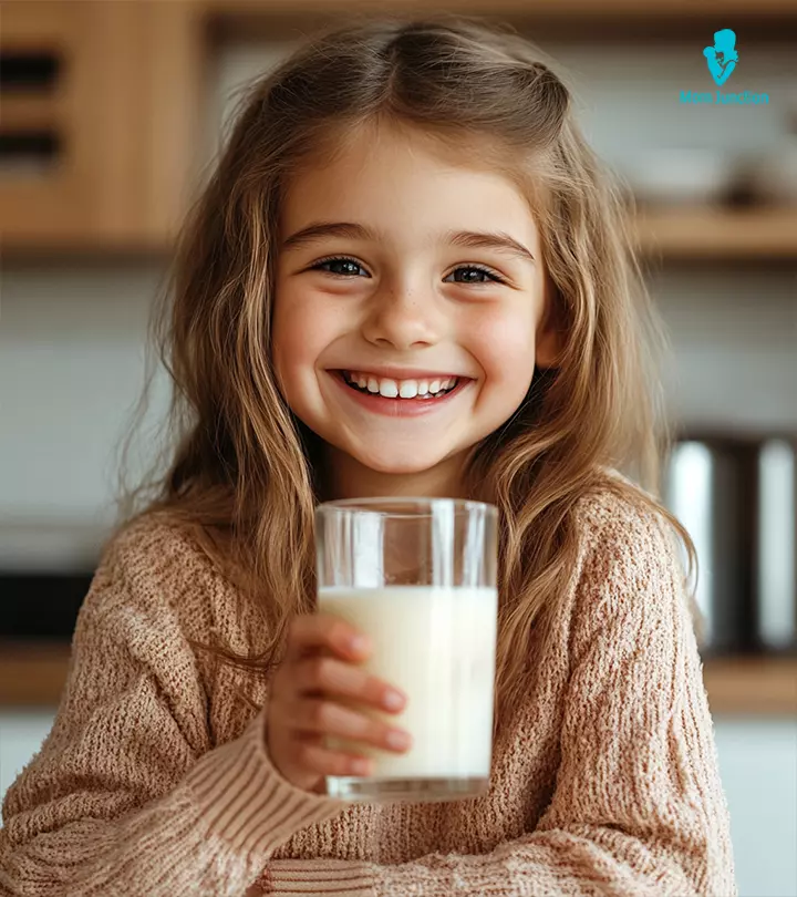 A Boy Having Ensure Drink