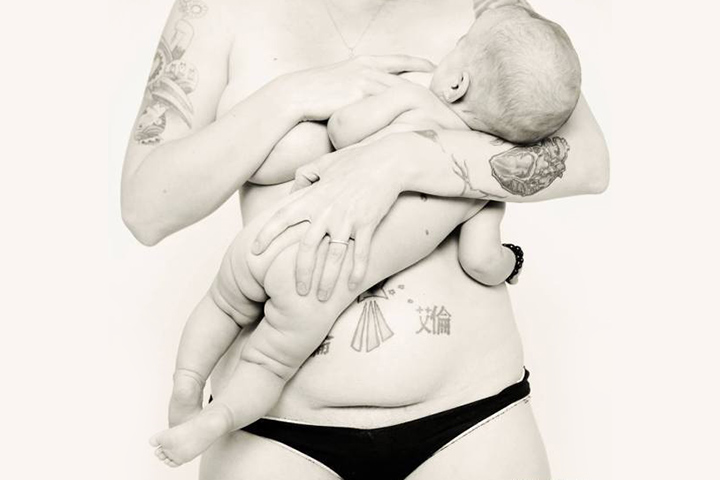 Ashlee Wells Jackson has beautifully captured nursing images for her 4th Trimester Bodies Project