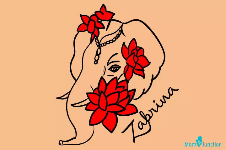 Tattoo idea for the name Zabrina