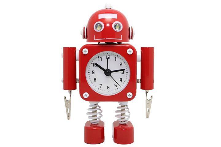 Betus [Non-ticking] Robot Alarm Clock