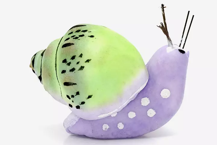 Clay snail, insect and bug crafts for kids