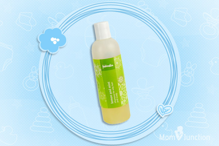 Anti Dandruff Shampoo For Kids - Fabindia Lemon Mint Shampoo For Hair