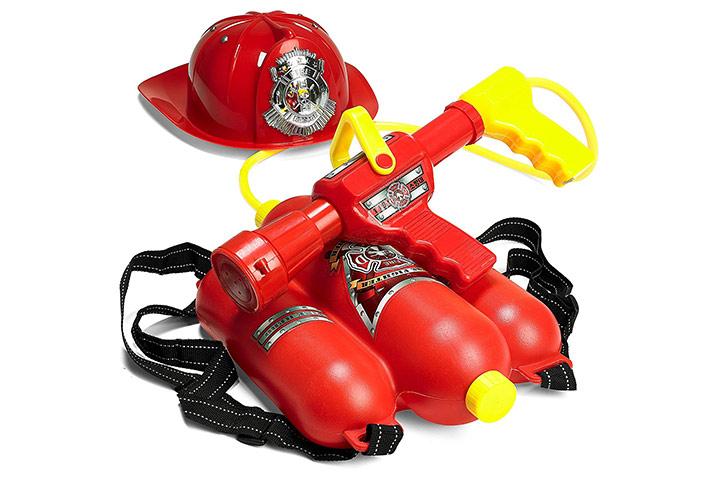 Fireman Backpack Water Gun Blaster