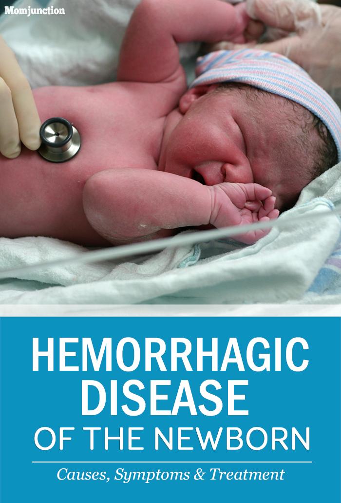 presentation of hemorrhagic disease of the newborn