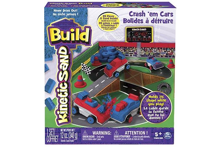 Kinetic Sand Build, Crash ‘em Cars