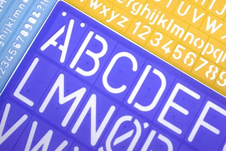 Fun stencil alphabet activities for preschool