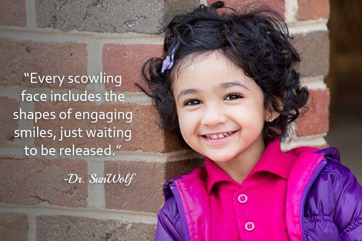 Just waiting to be released, smile quote for children