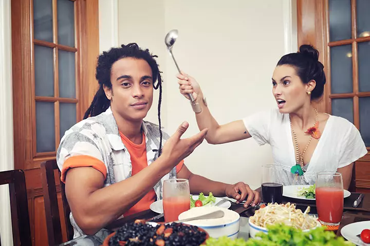 When dinners together turn out violent