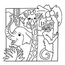 Nature Coloring Pages - African Plains