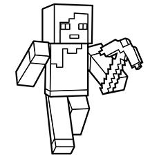 Minecraft Sword - Coloring Page (Minecraft)