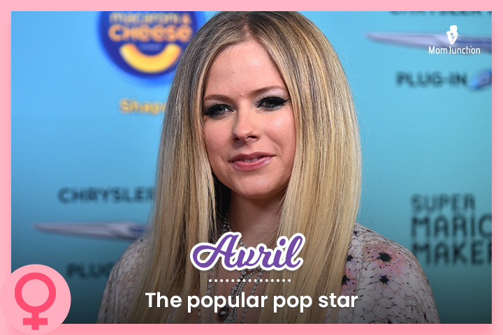 Avril, a rockstar name for September girls