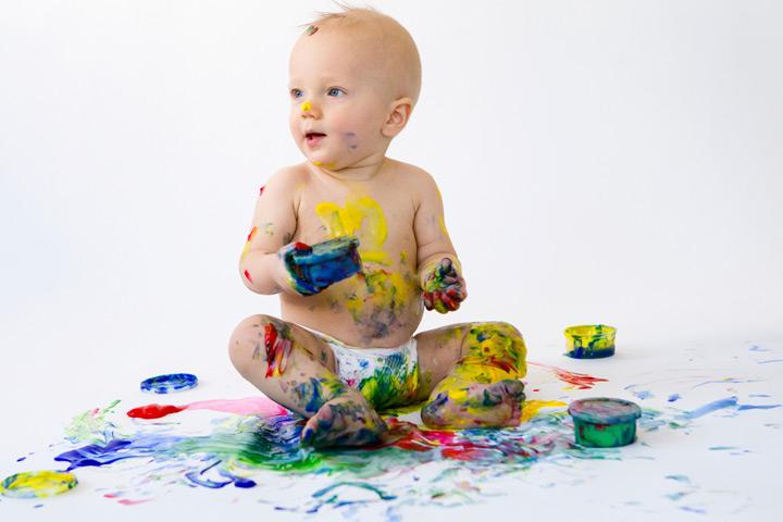 artistic baby photos