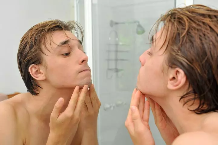 Teenage growth spurt includes the appearance of facial hair