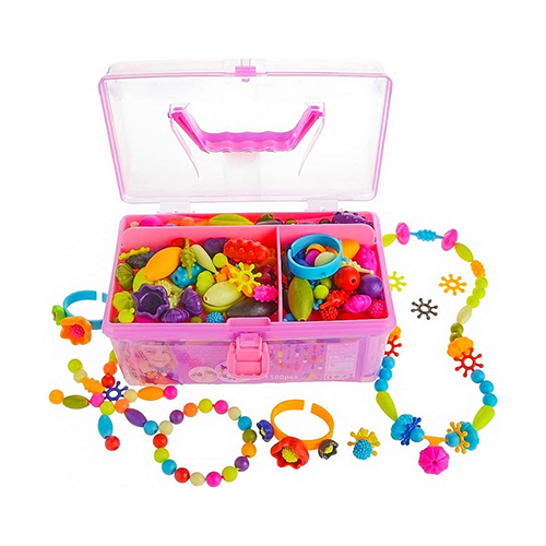 Sytle-carry DIY Bead Jewelry Making Kit for Kids Girl Toys Beads for Jewelry Making Bracelet Making Kit, Kids Unisex, Size: Medium