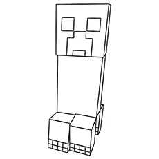 Minecraft Creeper Coloring Pages