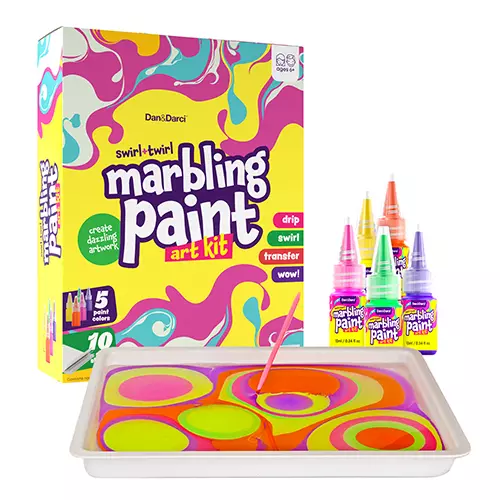 Dan&Darci Marbling Paint Art Kit For Kids