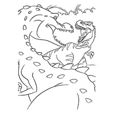 Nature Coloring Pages - Dinosaurs