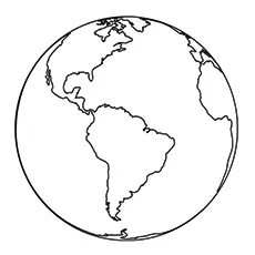 Solar Planet Earth Coloring Pages