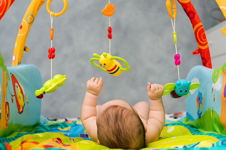 Hanging toys for 2 month old baby