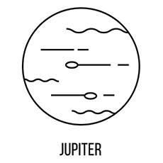 Coloring Pages Of Jupiter | Coloring Page