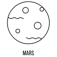 Mars Coloring Pages