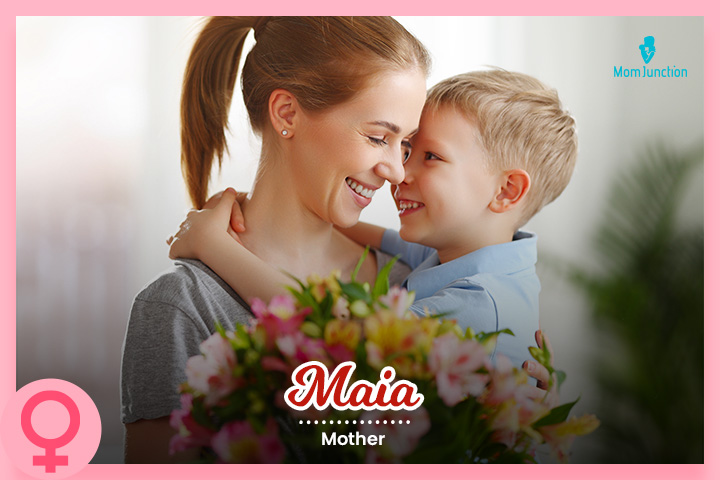 May baby name Maia means mother