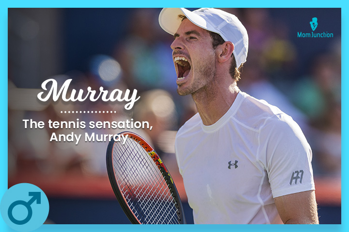 Murray, the tennis star 