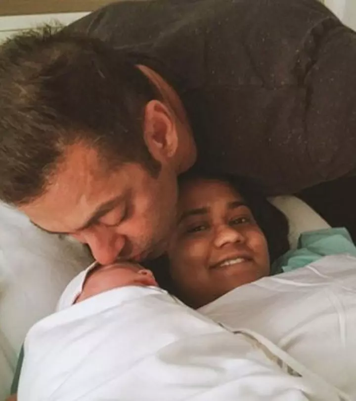 Salman Khan’s picture with Arpita and her son