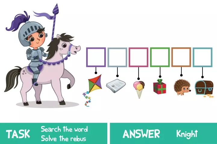 Rebus English worksheets for kids