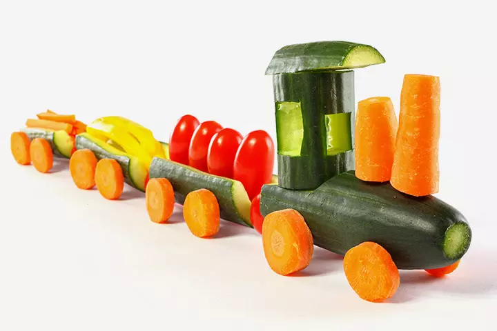 Vegetable Train Craft