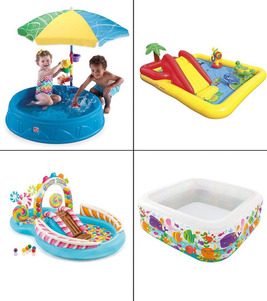 Kids Thickened Inflatable Pool Kiddie 3-Ring Inflatable Pool Backyard Adult Summer Water Party Outdoor Garden ZABB Family Inflatable Swimming Pool Portable Pool for Baby