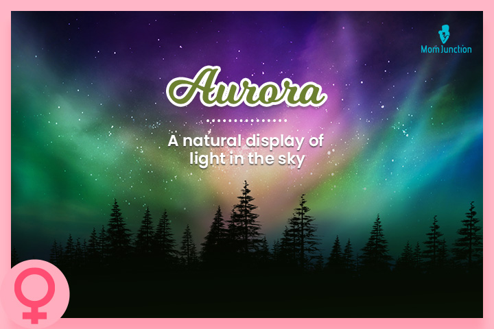 Aurora, a beautiful geeky baby name