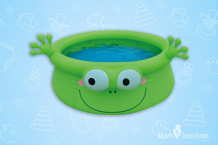 frog inflatable pool