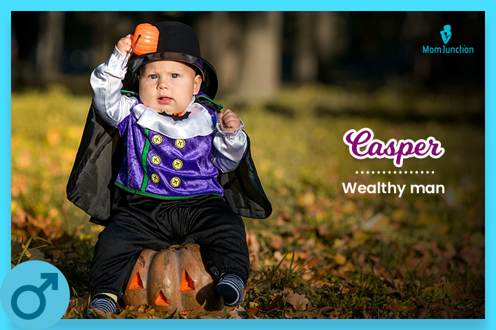 卡斯珀是一个很受欢迎的婴儿万圣节名字