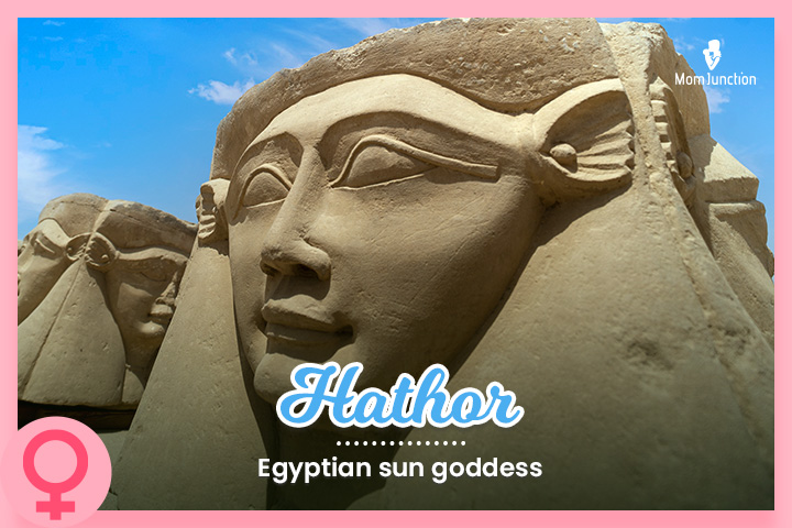 Hathor, baby names that mean sun
