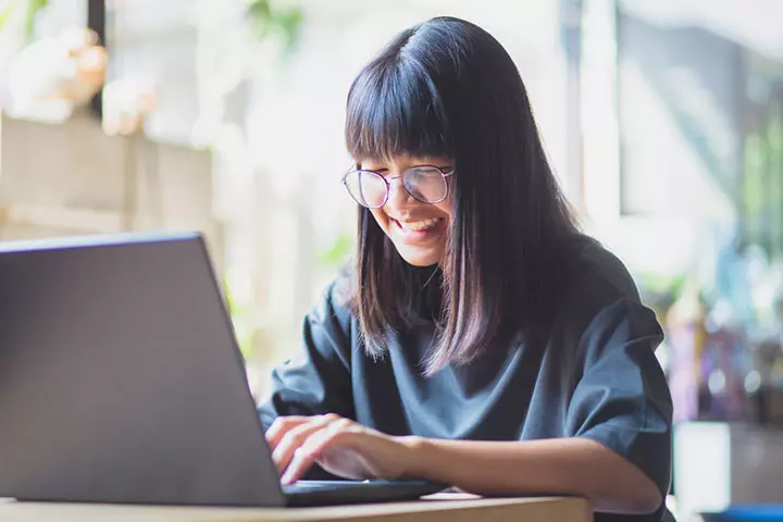 Teenagers can use laptop as a geat productive tool