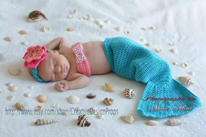 And this little mermaid