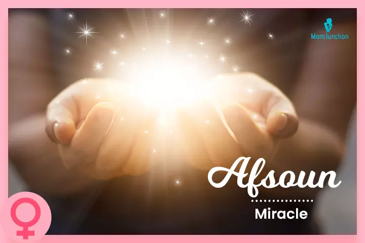 Afsoun, miracle