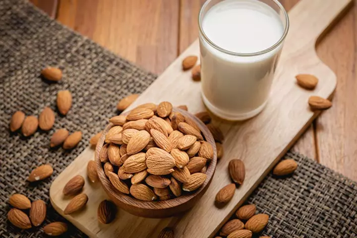 Creamy almond milk for kids