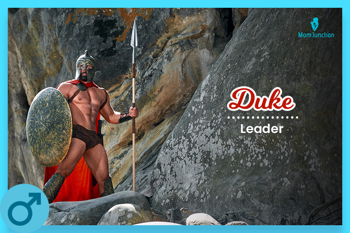 Duke is the title for the highest-ranking noblemen
